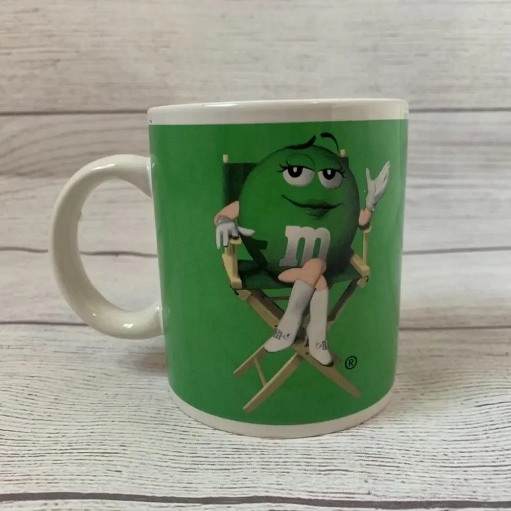 Green M&M Coffee Mug Collectible Mars Cup by Cyrk, Inc. Tea Hot Chocolate